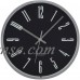 Mainstays Silver and Black Wall Clock   564004911